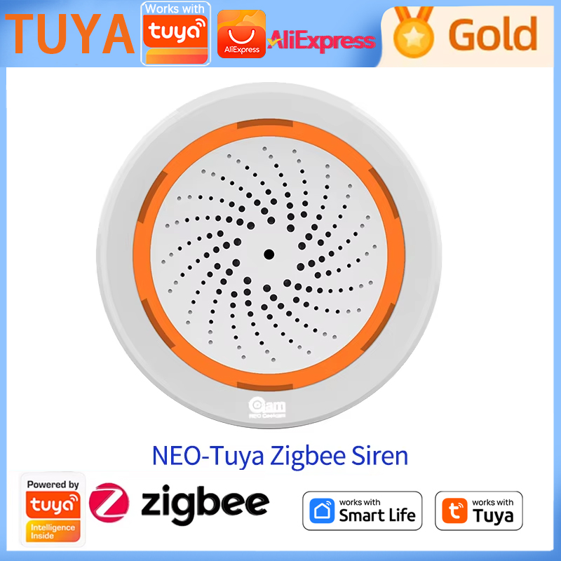 Home Automation Ideas - NEO-Tuya Zigbee Siren Gateway Built-in Siren