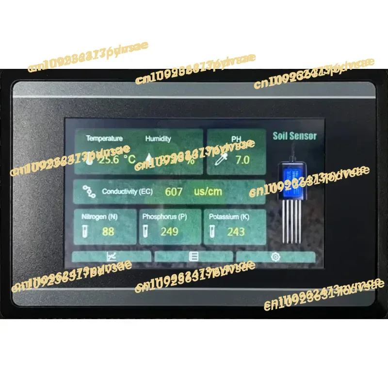 Temperature Humidity Sensor - Measuring and Logging RS485 Soil Moisture