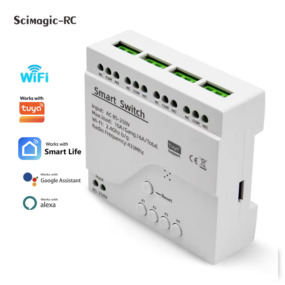 Home Automation Ideas - Smart Switch 4CH Relay Module Home