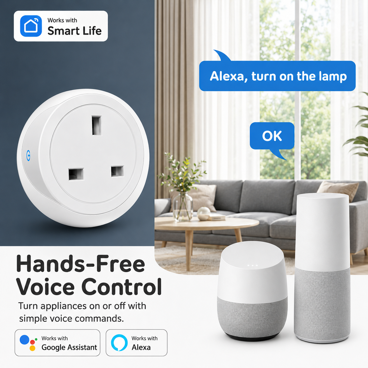 Tuya UK Smart Plug WiFi Blueto - đánh giá và giá Home Automation Technology
