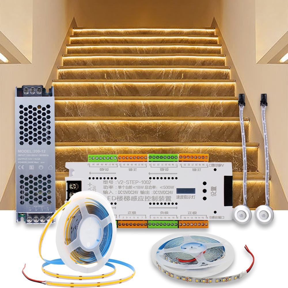 12V LED Stair PIR Motion Senso - đánh giá và giá Motion Sensor Pir Wired