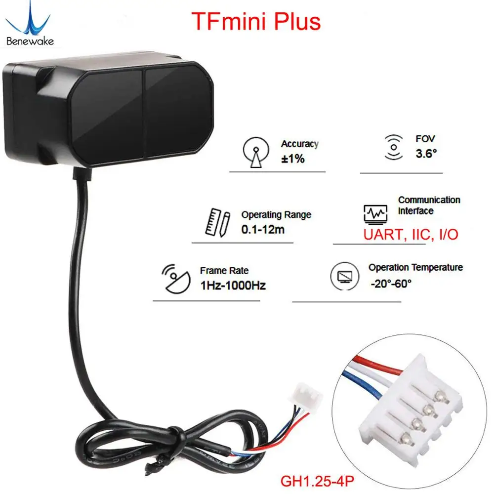 2PCS TFmini Plus Lidar Range F - đánh giá và giá Home Automation Arduino