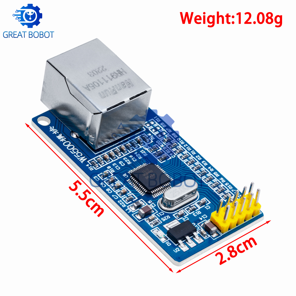 BS 1PCS  W5500 Ethernet networ - đánh giá và giá Ethernet Module W5500