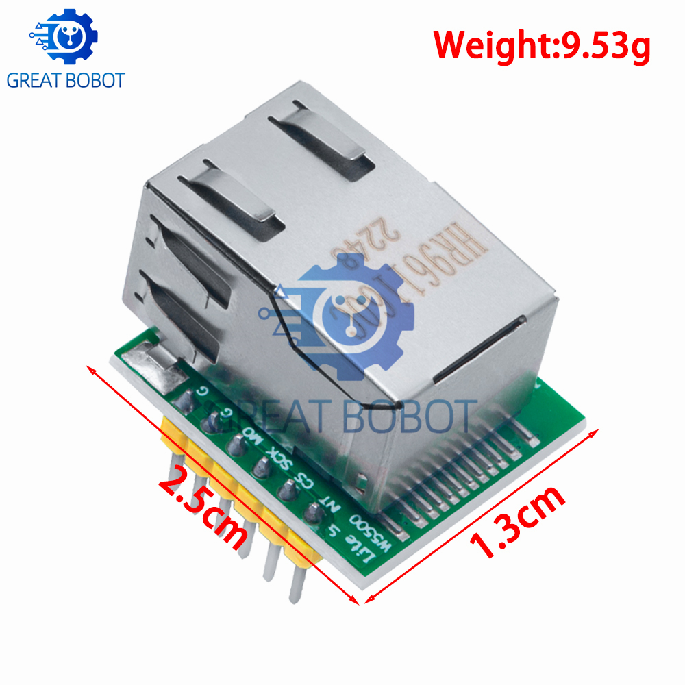 BS 1PCS  W5500 Ethernet networ - đánh giá và giá Ethernet Module W5500