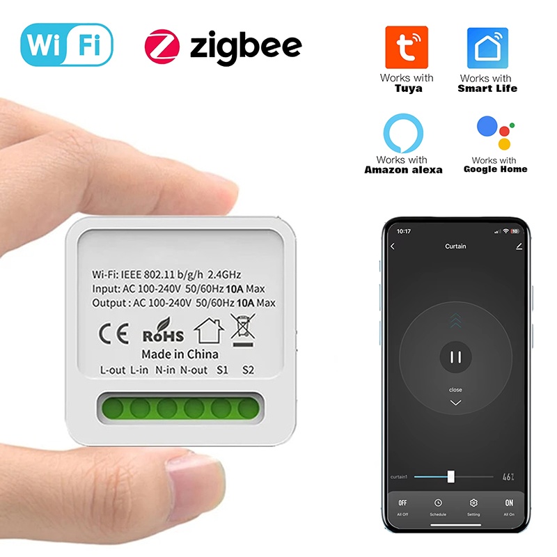 Tuya 16A Mini Wifi Smart Switc - đánh giá và giá Home Automation Diy