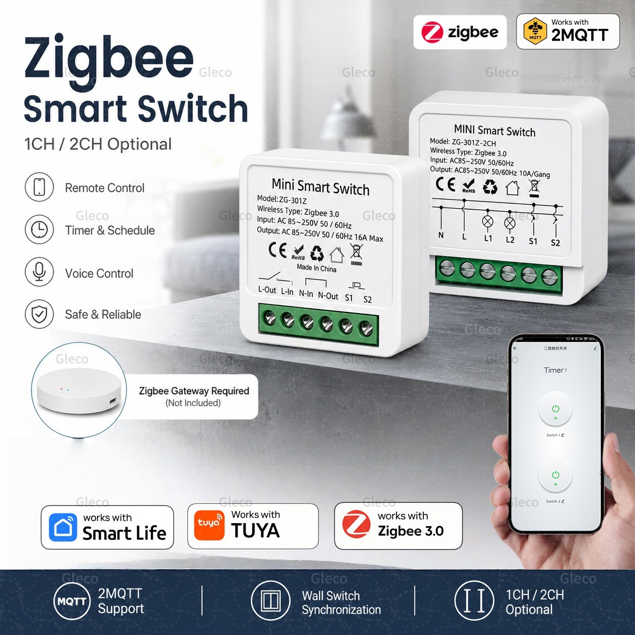 Zigbee Smart Switch Breaker 16 - đánh giá và giá Home Automation Ideas