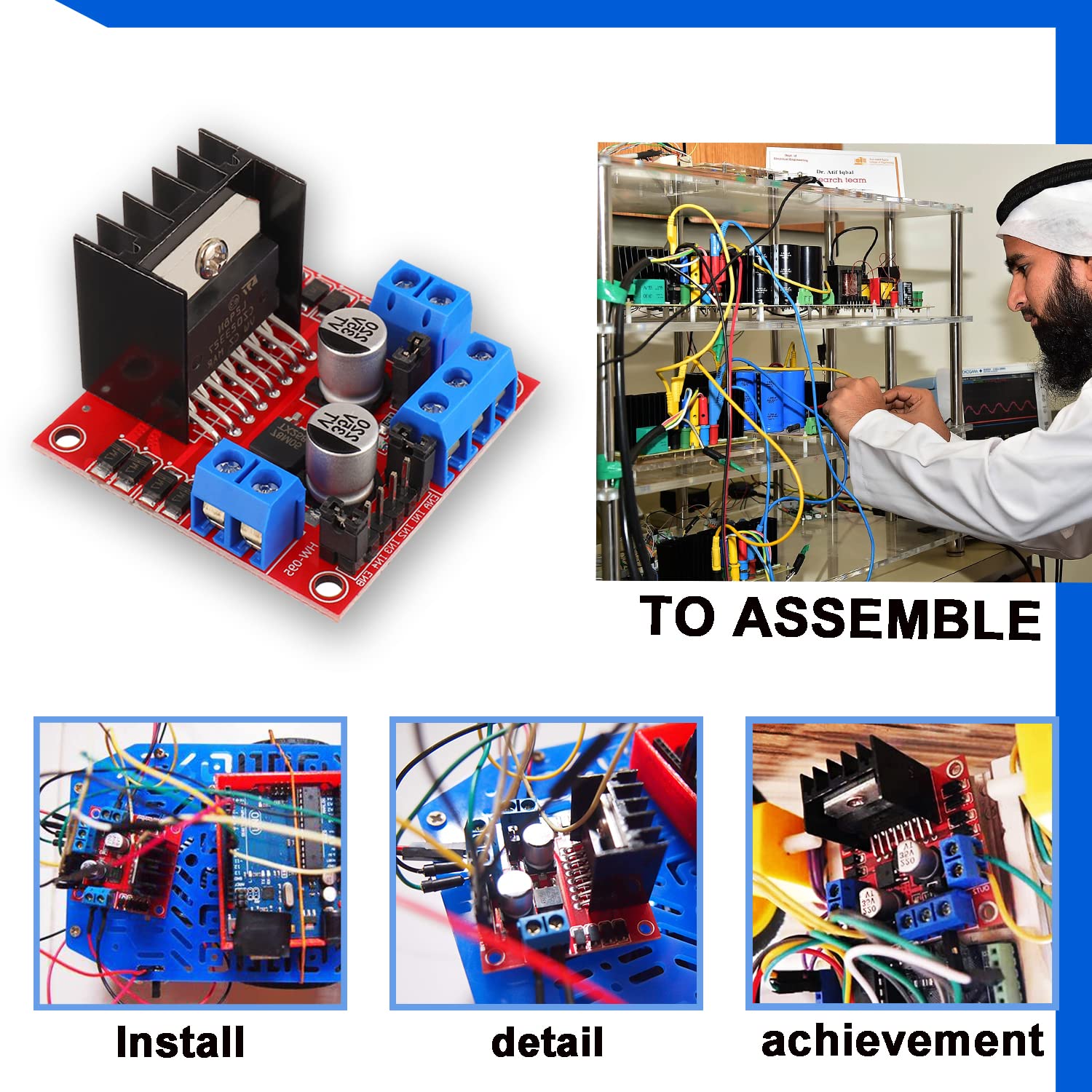 L298N Motor Drive Controller B - đánh giá và giá Home Automation Arduino