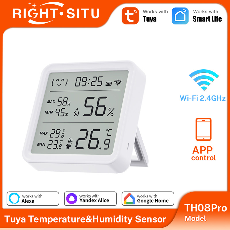 Tuya WiFi Thermometer hygromet - đánh giá và giá Temperature Humidity Sensor