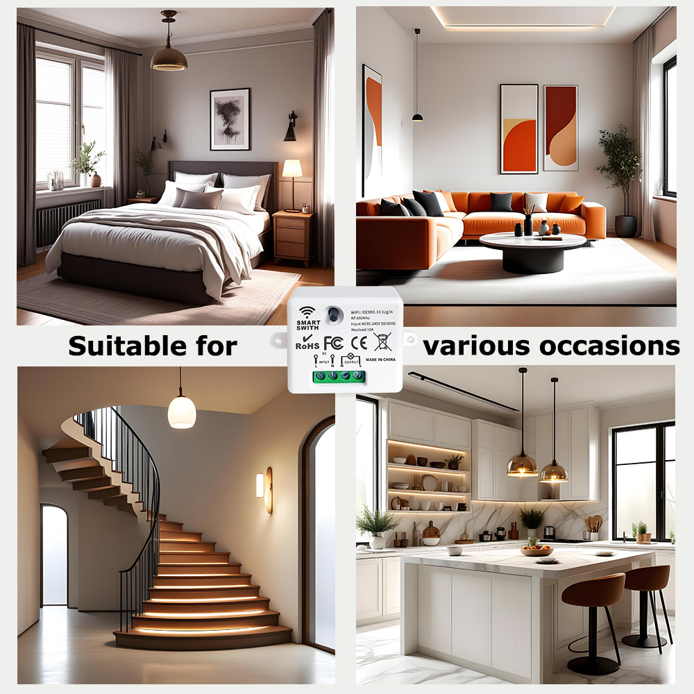 Tuya WiFi Smart Light Switch 4 - đánh giá và giá Home Automation Industry