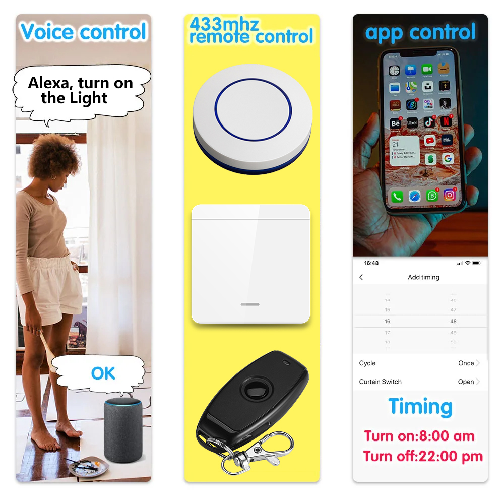 Tuya WiFi Smart Light Switch 4 - đánh giá và giá Home Automation Industry