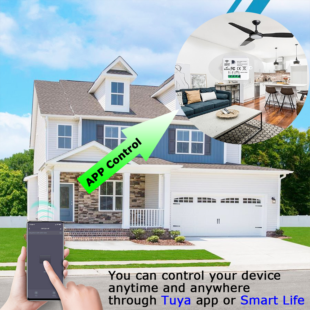 Tuya WiFi Smart Light Switch 4 - đánh giá và giá Home Automation Industry
