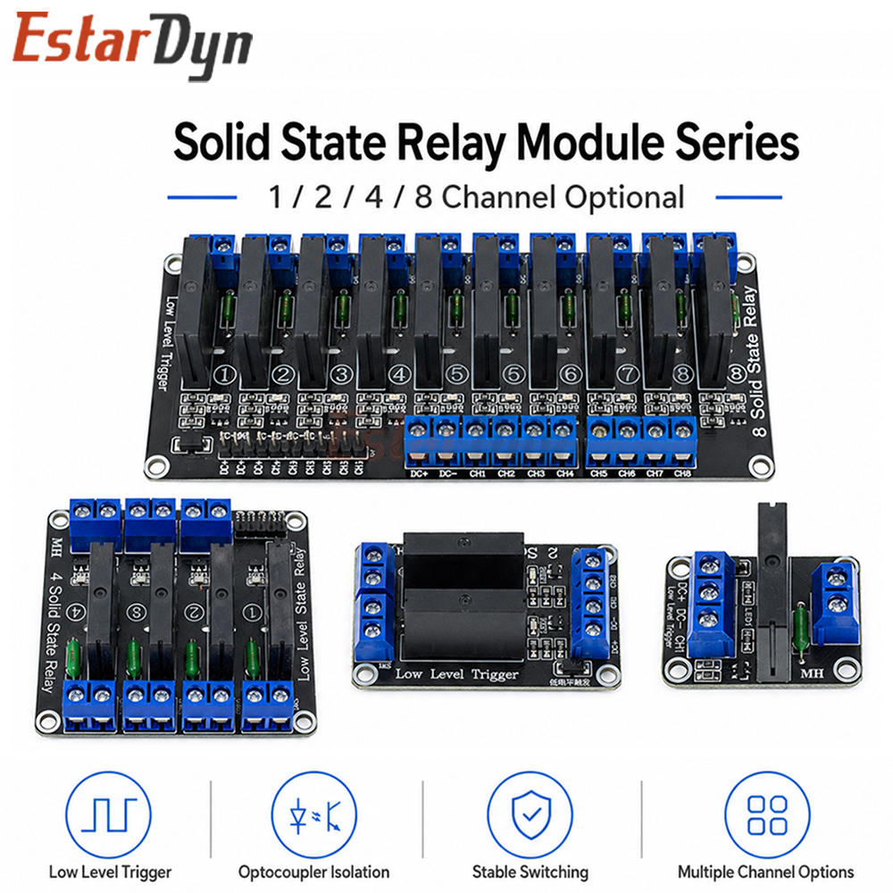 Estardyn 5V 1/2/4/8CH G3MB-202 - đánh giá và giá Home Automation Diy