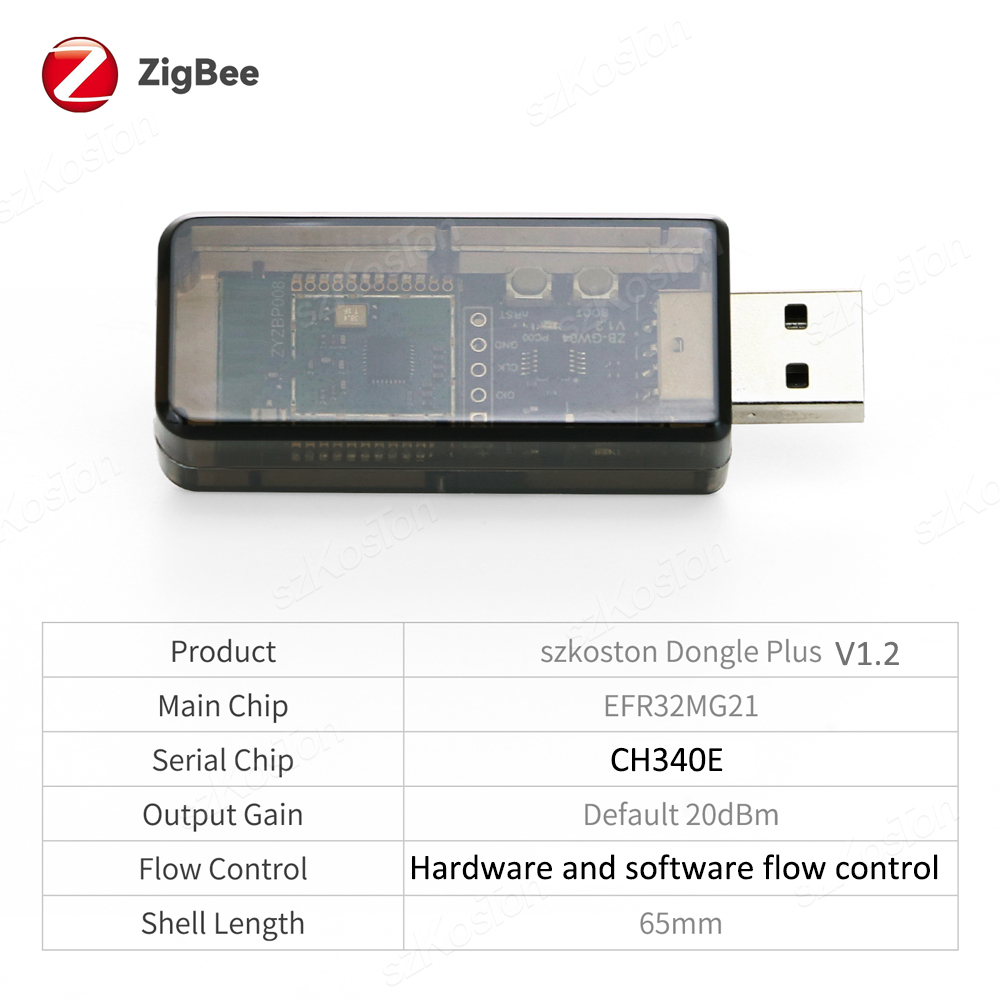 Zigbee USB Dongle Plus-E Gatew - đánh giá và giá Zigbee Coordinator Stick