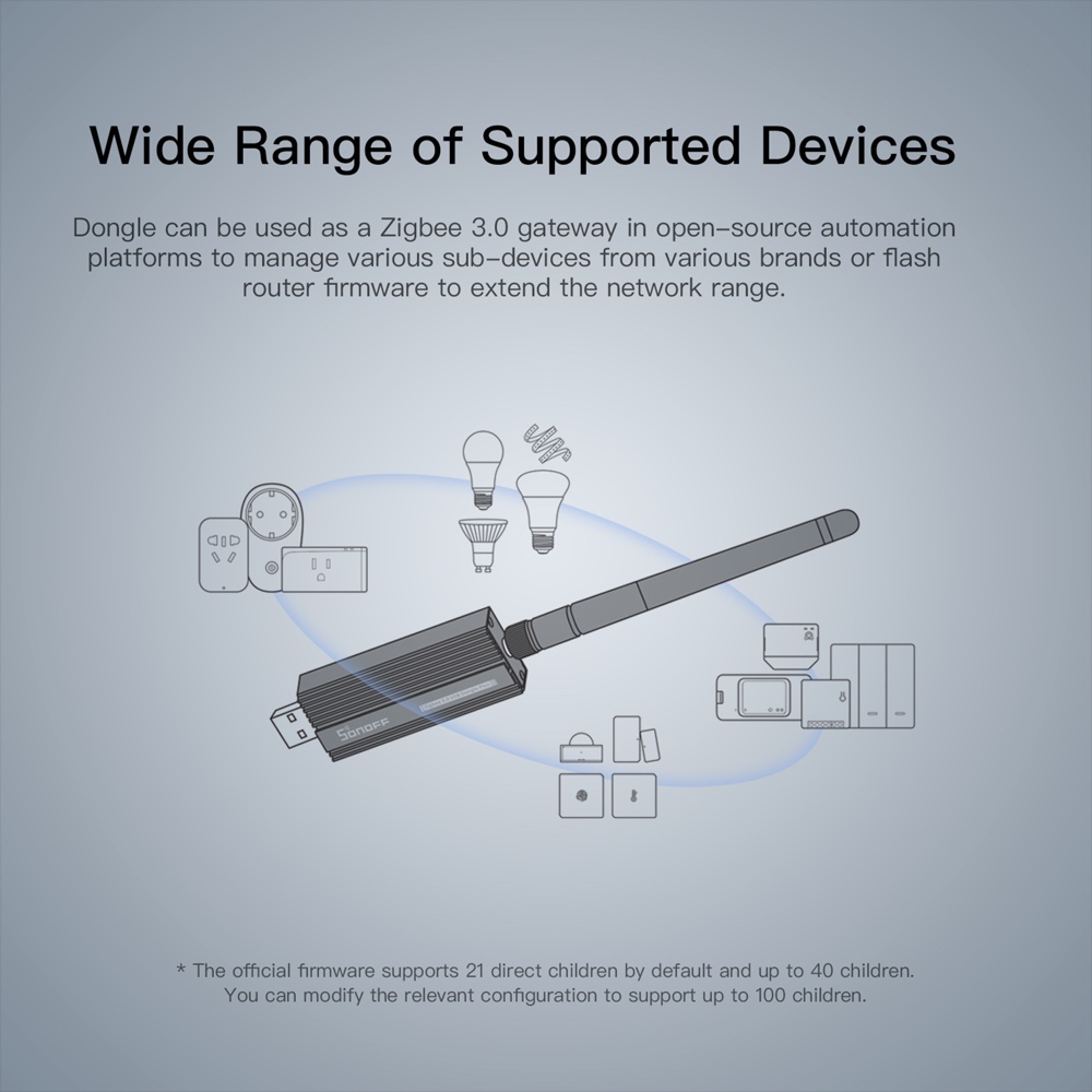SONOFF ZBDongle-P Zigbee 3.0 U - đánh giá và giá Zigbee Coordinator Stick