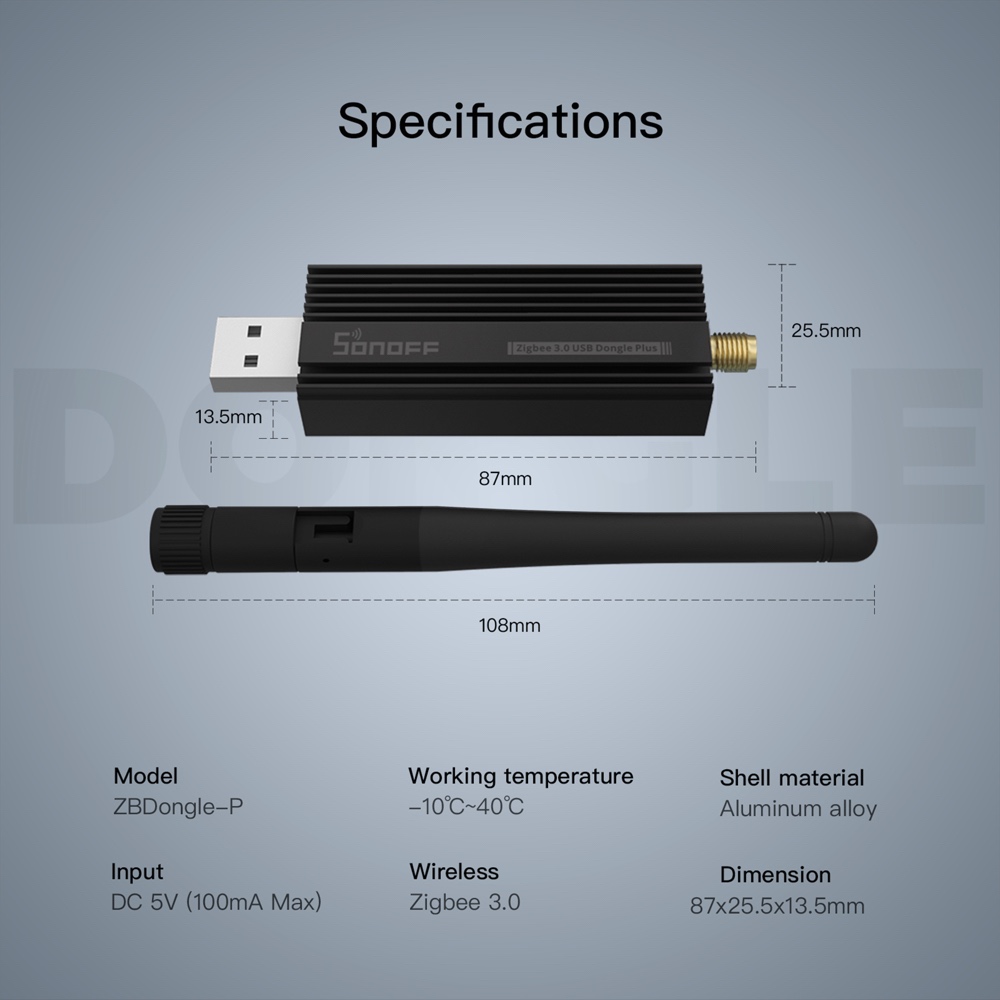 SONOFF ZBDongle-P Zigbee 3.0 U - đánh giá và giá Zigbee Coordinator Stick