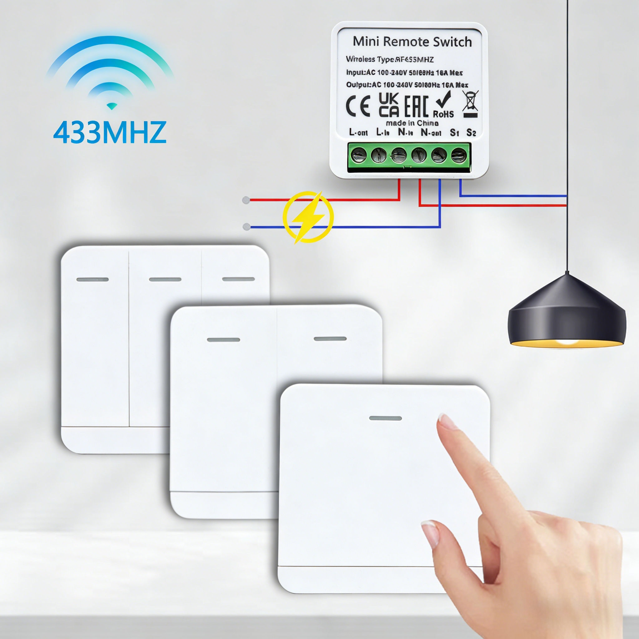 RF 433MHz Smart DIY Wireless S - đánh giá và giá Diy Home Automation System