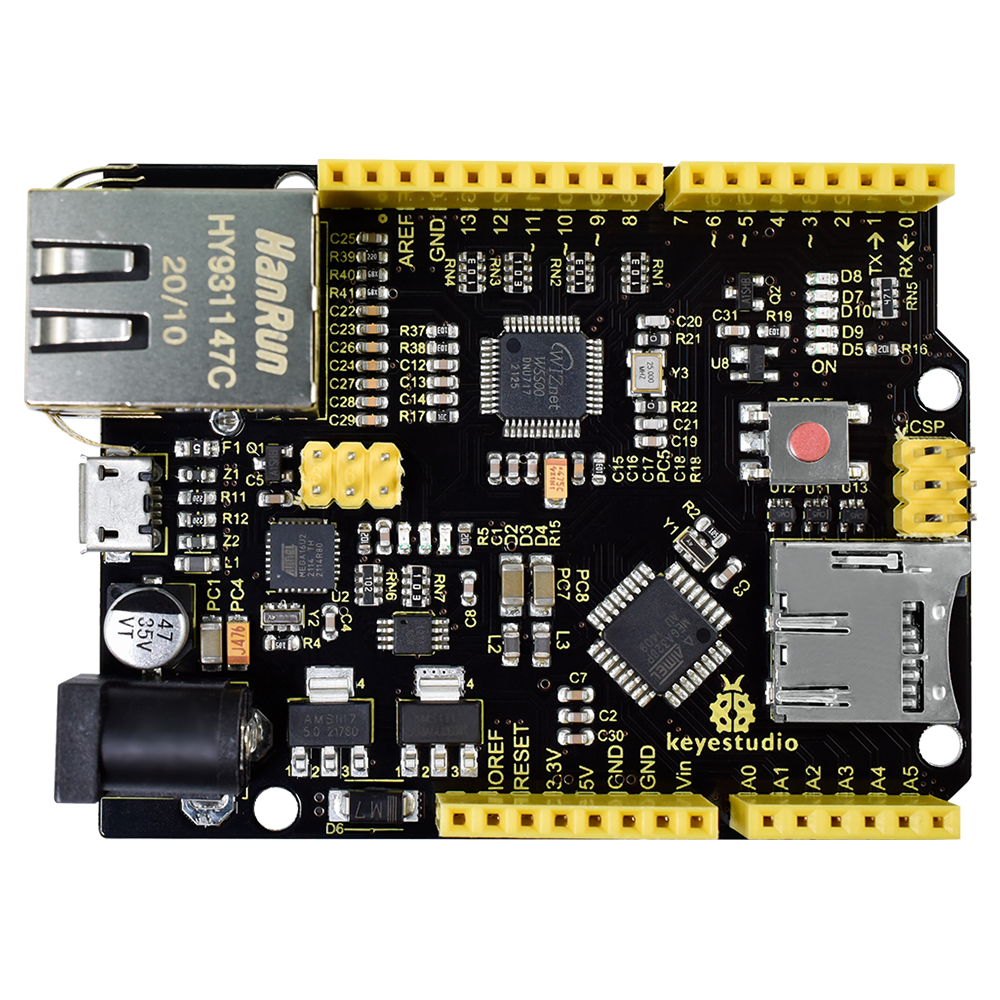 Keyestudio W5500 ETHERNET DEVE - đánh giá và giá Ethernet Module W5500
