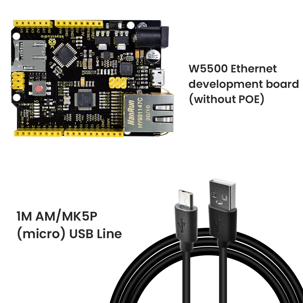 Keyestudio W5500 ETHERNET DEVE - đánh giá và giá Ethernet Module W5500
