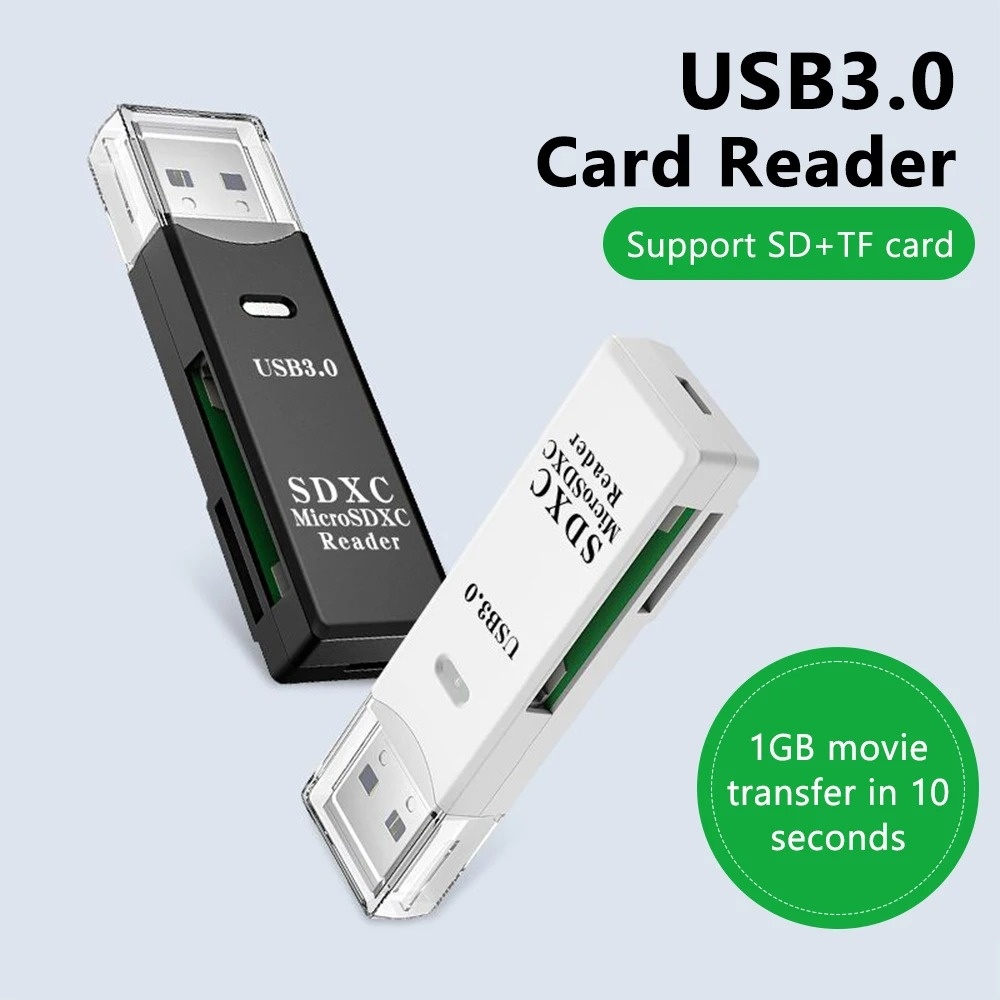 USB 3.0/2.0 Card Reader 2 in 1 - đánh giá và giá Home Assistant Sd
