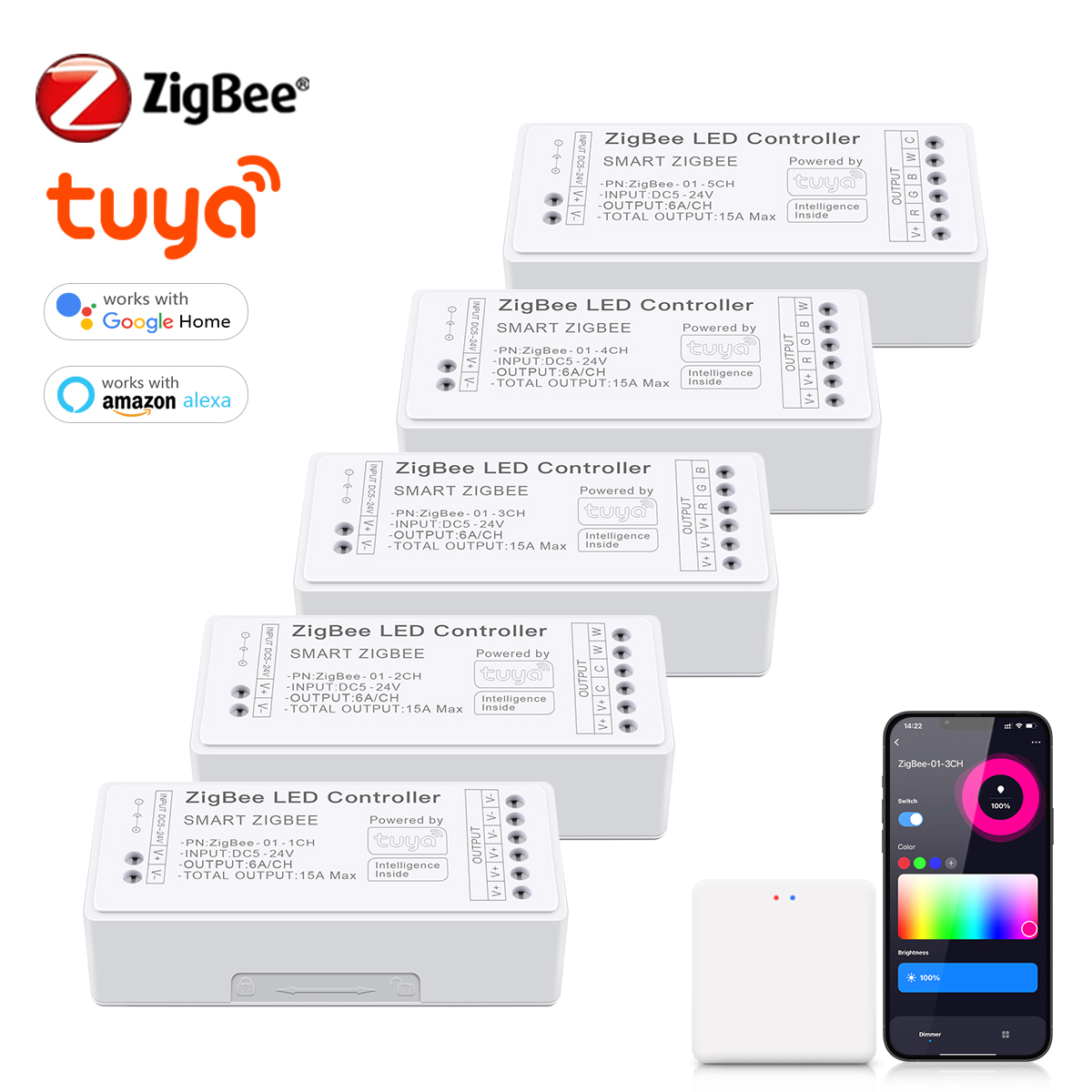 Zigbee 3.0 CCT RGBW RGB LED St - đánh giá và giá Zigbee Coordinator Stick