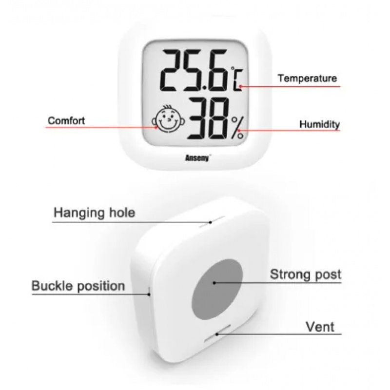 LCD Digital Thermometer Hygrom - đánh giá và giá Home Automation Industry