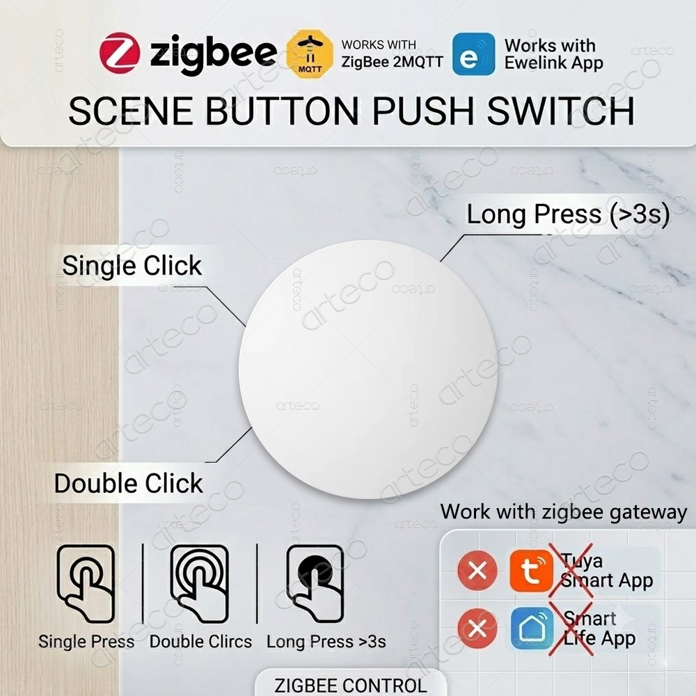 Zigbee Button Scene Switch Wir - đánh giá và giá Home Automation Technology
