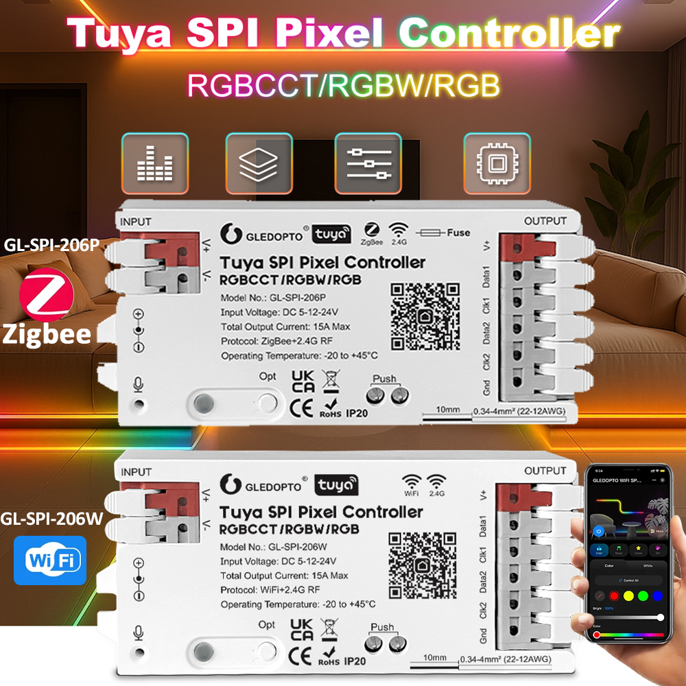 Tuya SPI Pixel LED Controller  - đánh giá và giá Zigbee Coordinator Stick