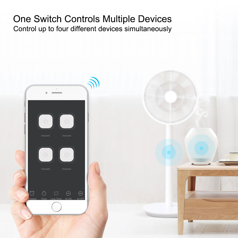 Smart Switch 4CH Relay Module  - đánh giá và giá Home Automation Ideas