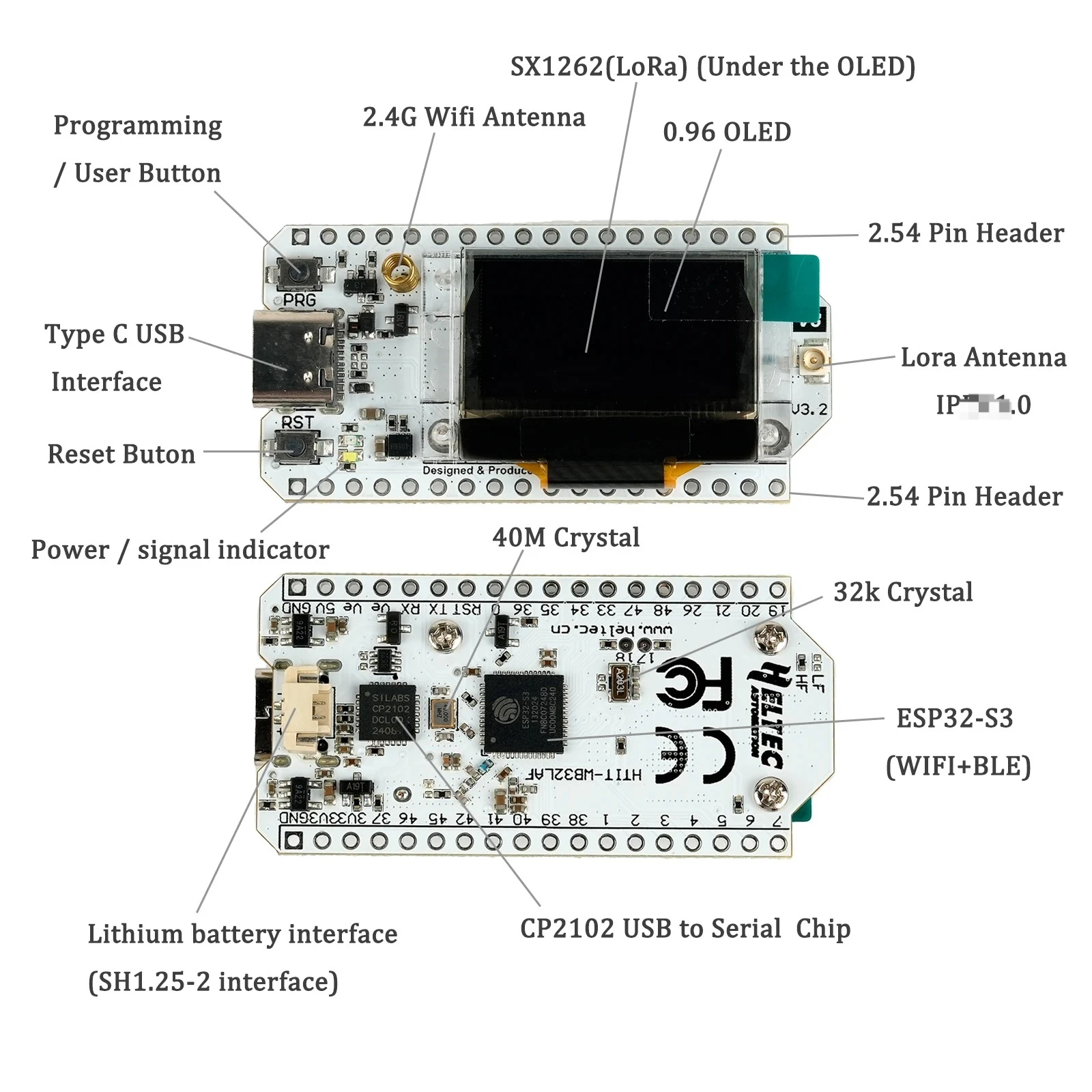 2 Sets Heltec LoRa32 V3.2 IoT  - đánh giá và giá Home Automation Arduino