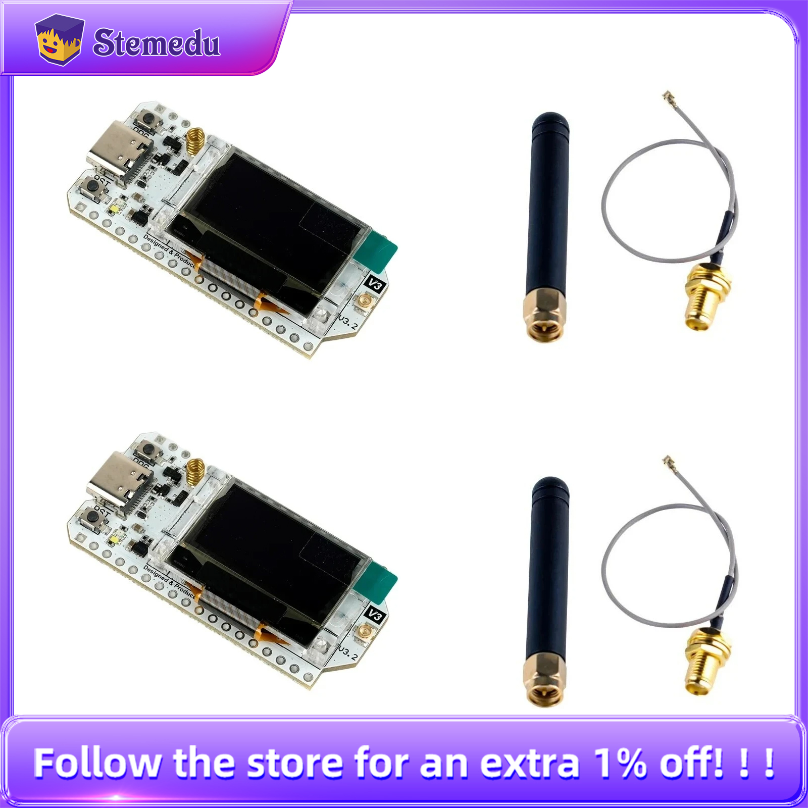 2 Sets Heltec LoRa32 V3.2 IoT  - đánh giá và giá Home Automation Arduino