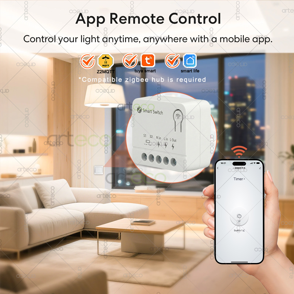 Zigbee Mini Breaker DIY Smart  - đánh giá và giá Home Automation Diy