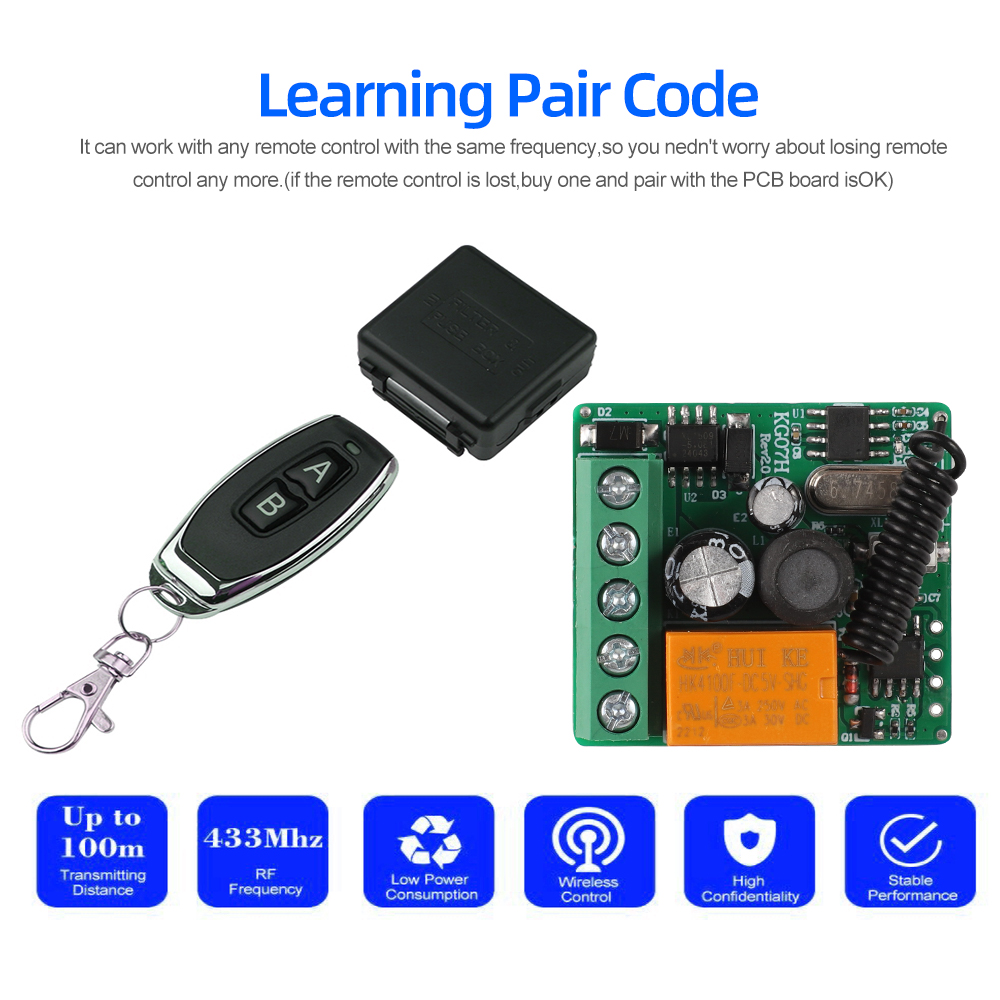 433Mhz RF Remote Control Wirel - đánh giá và giá Home Automation Tutorial