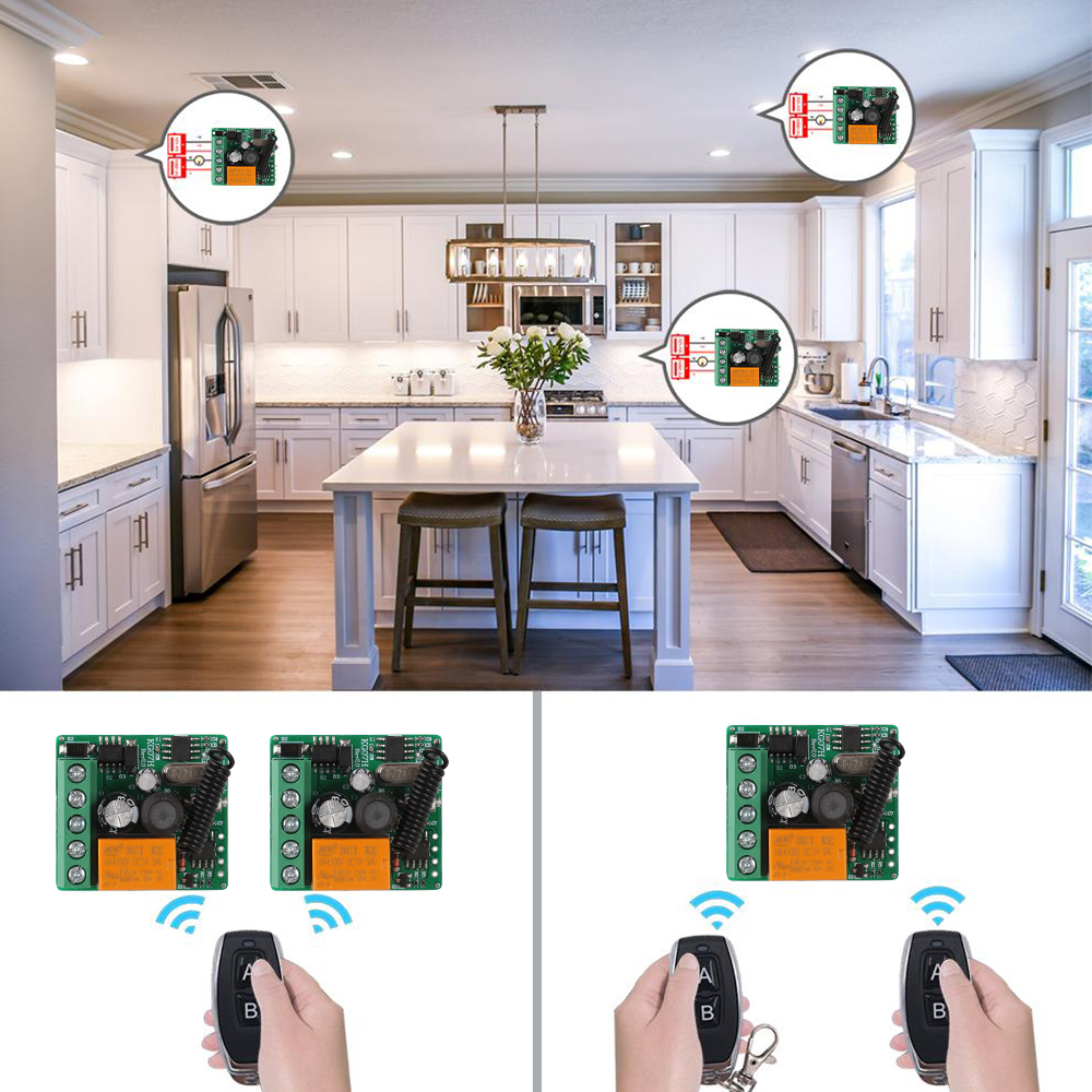 433Mhz RF Remote Control Wirel - đánh giá và giá Home Automation Tutorial